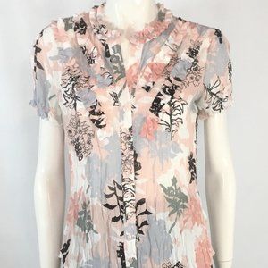 Sunny Leigh Crinkle Fabric Blouse